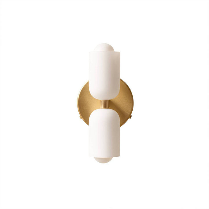 Cream Style Wall Lamp Double Head Bedroom Light
