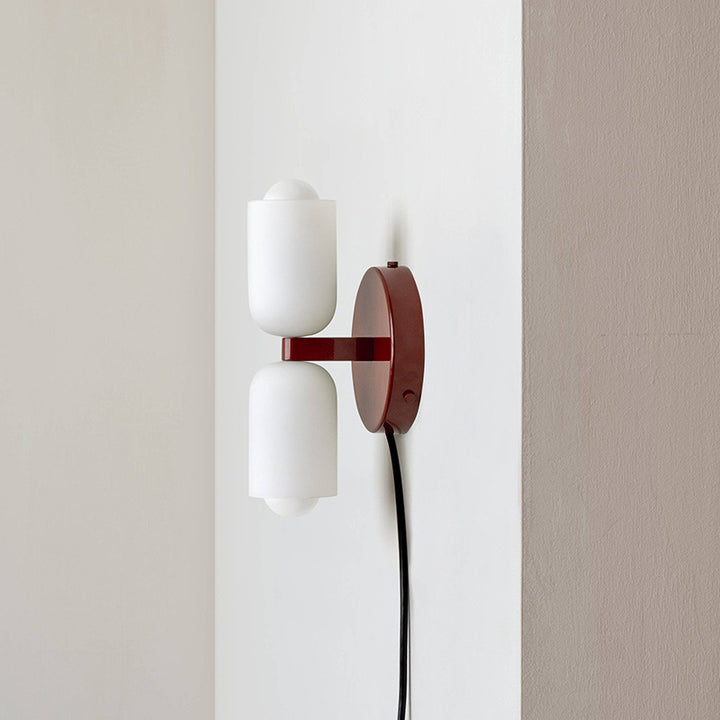 Cream Style Wall Lamp Double Head Bedroom Light