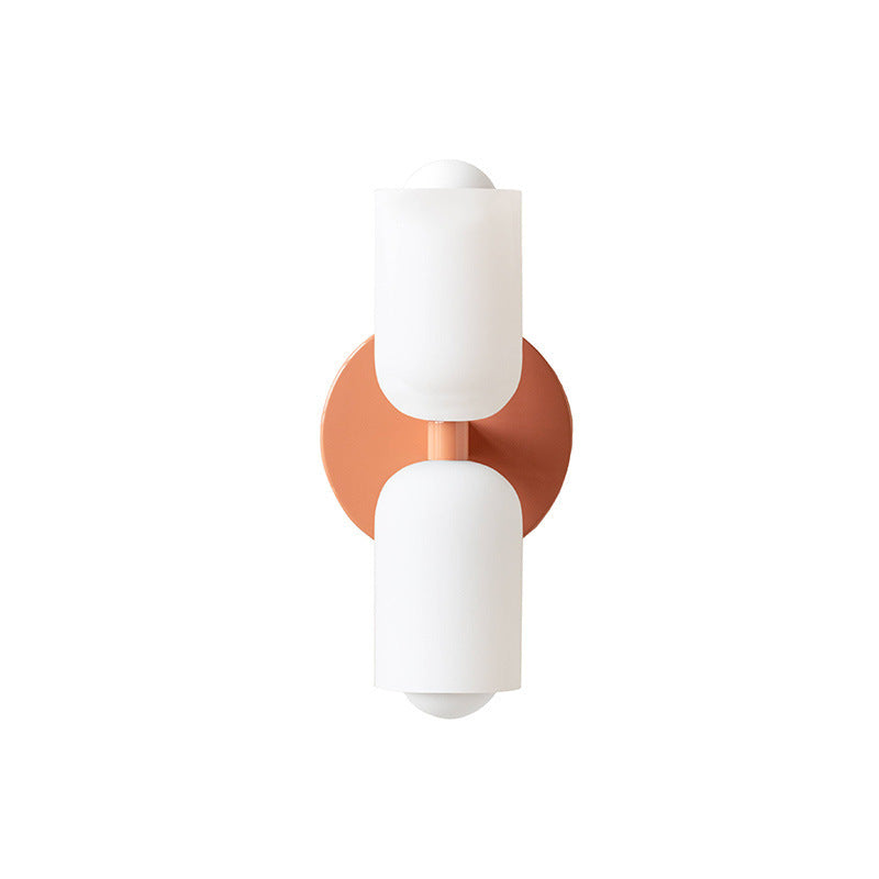 Cream Style Wall Lamp Double Head Bedroom Light