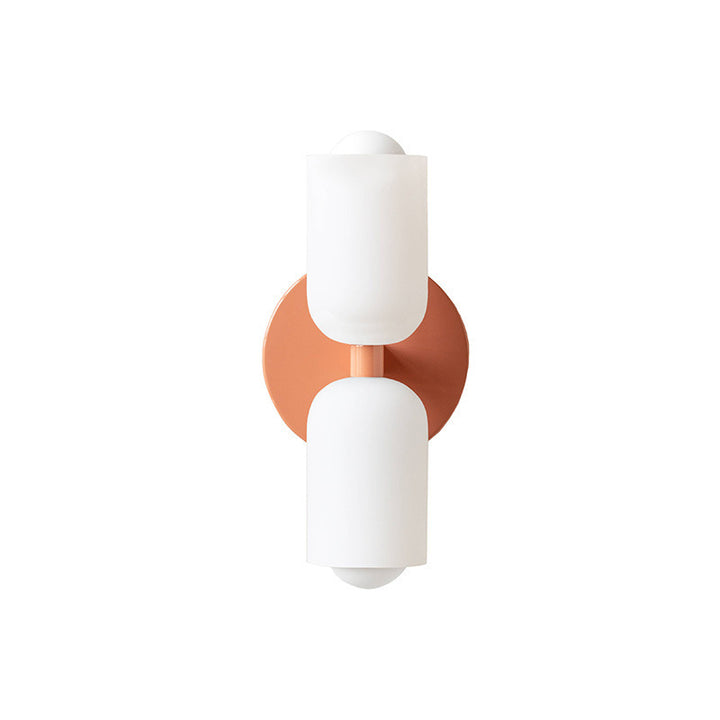 Cream Style Wall Lamp Double Head Bedroom Light