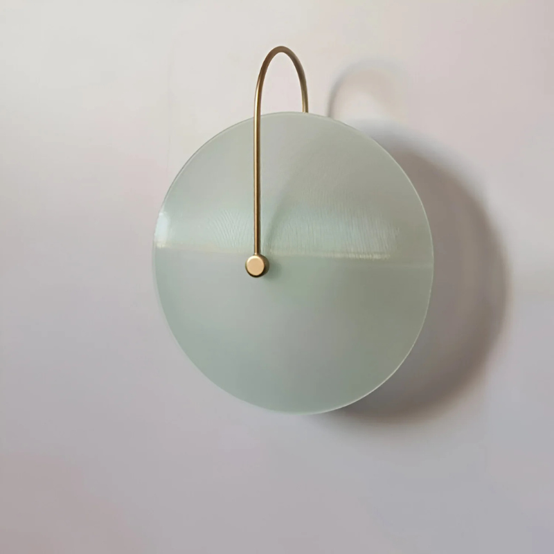 Nordic Round Glass Hotel Corridor Model Room Lamp