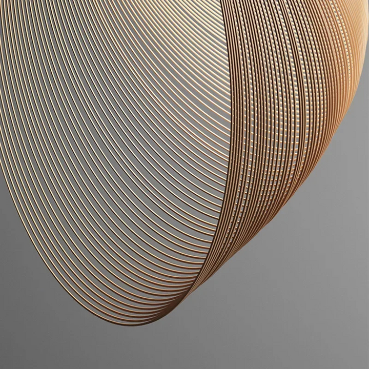 Minimalist Special-Shaped Woodcraft Ceiling Lamp