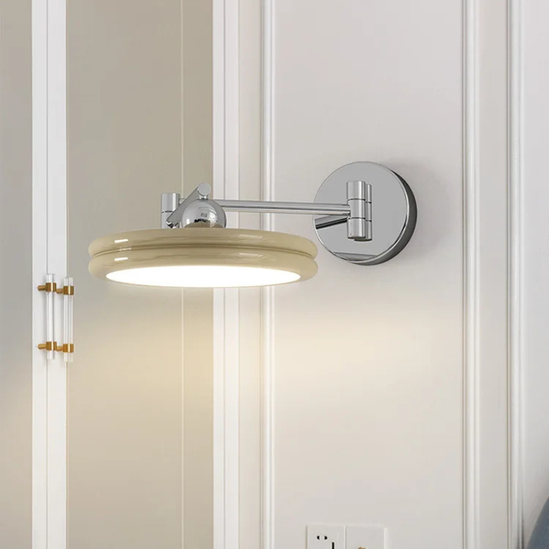 Cream Wind Bedside Bedroom Wall Lamp