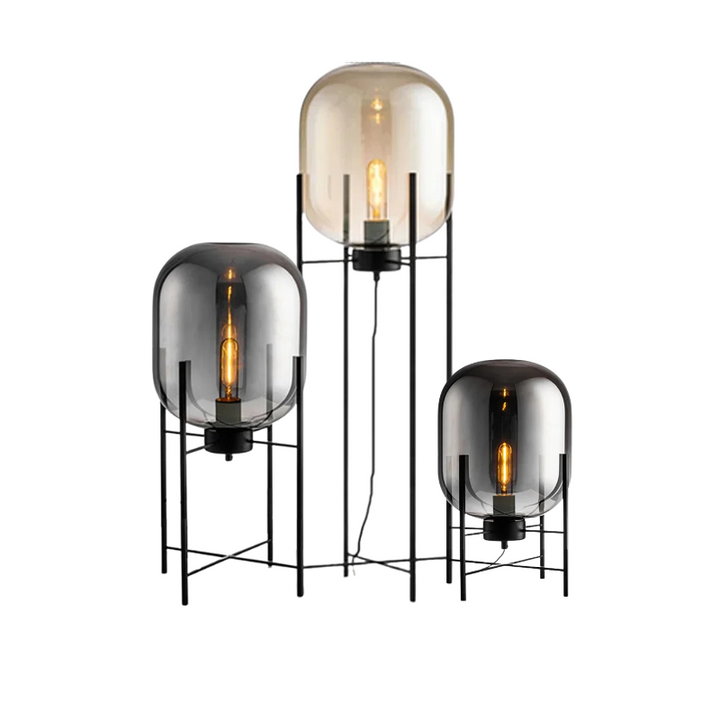 Villa Bubble Oda Pulpo Glass Ball Floor Lamp