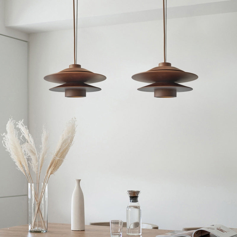Nordic Log-Style Chandelier
