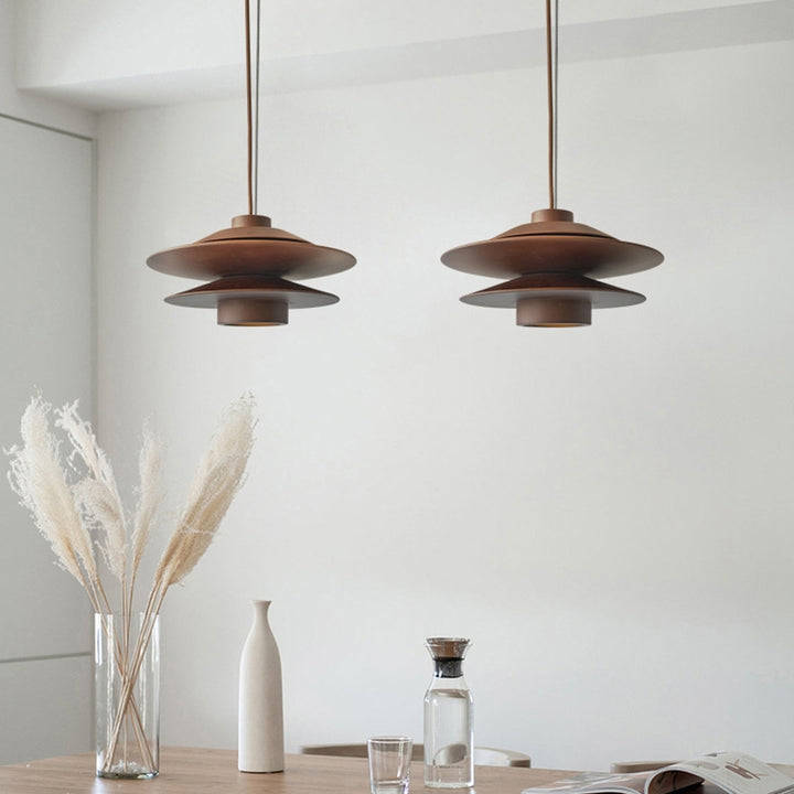 Nordic Log-Style Chandelier
