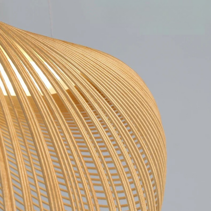 Minimalist Special-Shaped Woodcraft Ceiling Lamp