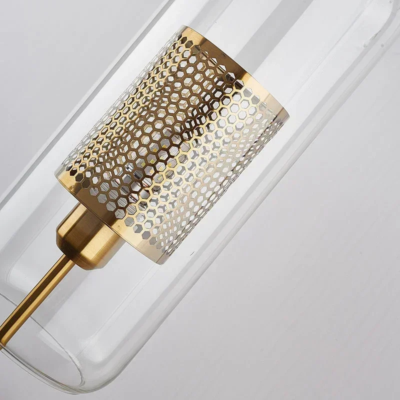 Bedroom Aisle Post-modern Pastoral Glass Wall Lamp