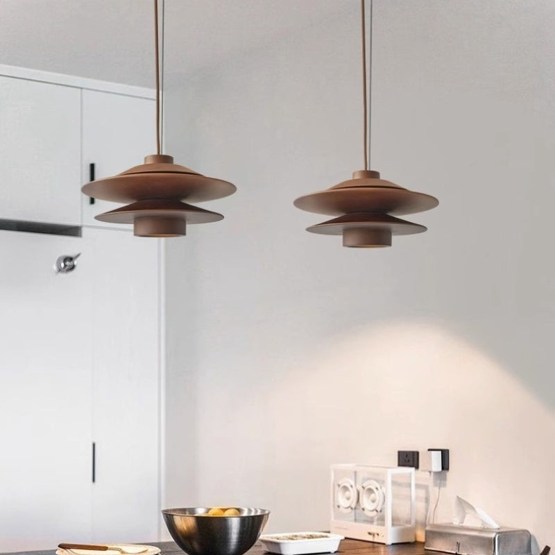 Nordic Log-Style Chandelier