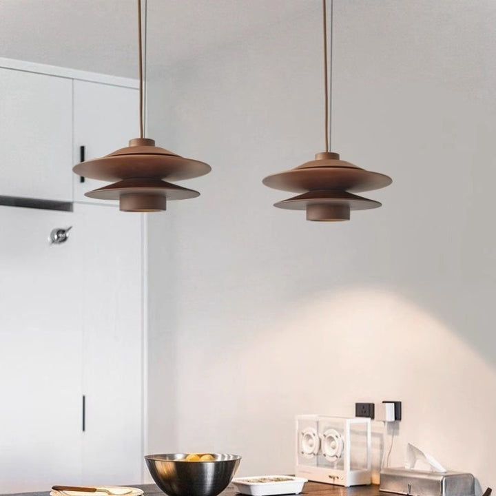 Nordic Log-Style Chandelier