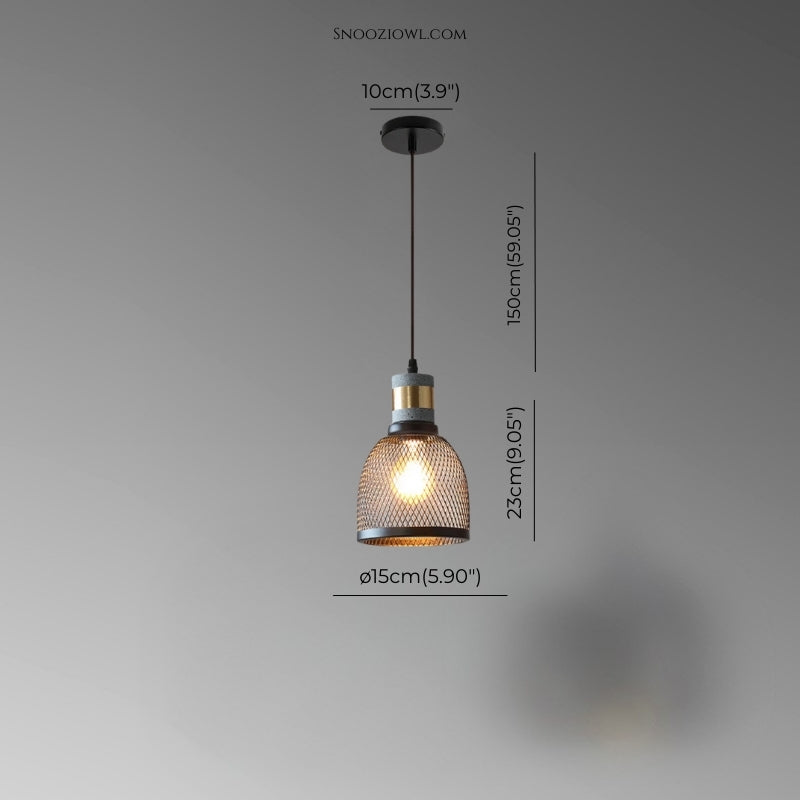 Industrial Style Cement Chandelier