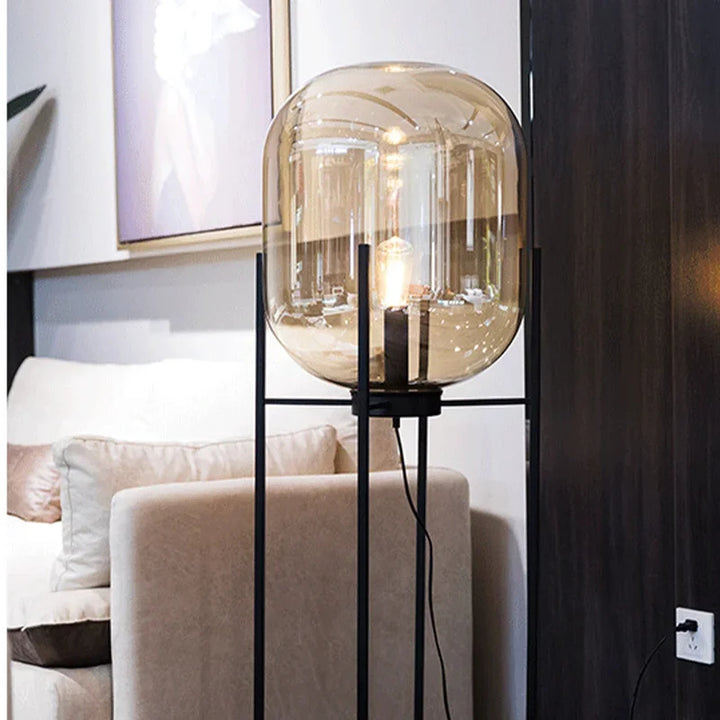 Villa Bubble Oda Pulpo Glass Ball Floor Lamp
