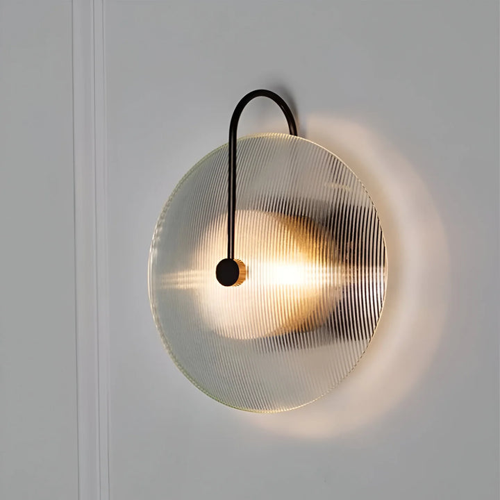 Nordic Round Glass Hotel Corridor Model Room Lamp