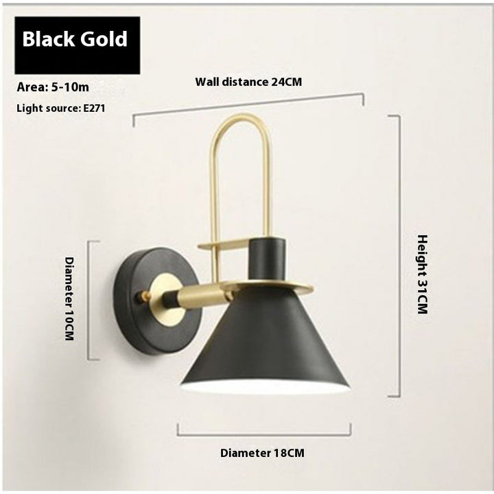 Bedside Wall Lamp Led Wall Lamp Modern Minimalist Stair Aisle Bedroom Light Engineering Wall Lamp