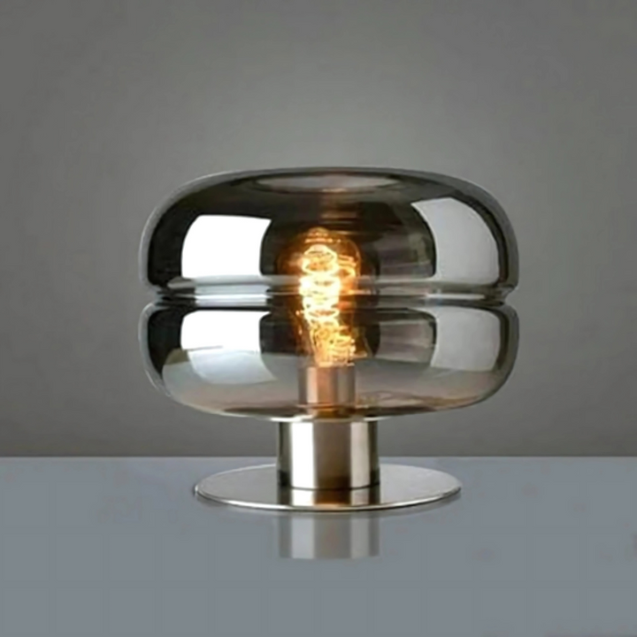 Modern Glass Table Light – LED Indoor  Lamp for Dining Room & Living Space | Snooziowl UK