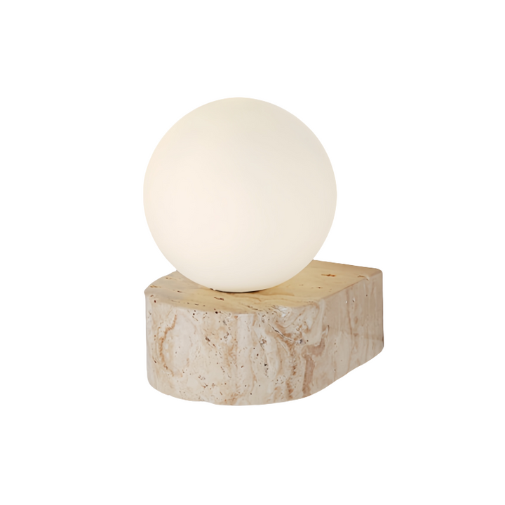 Yellow Cave Stone Cream Wall Lamp