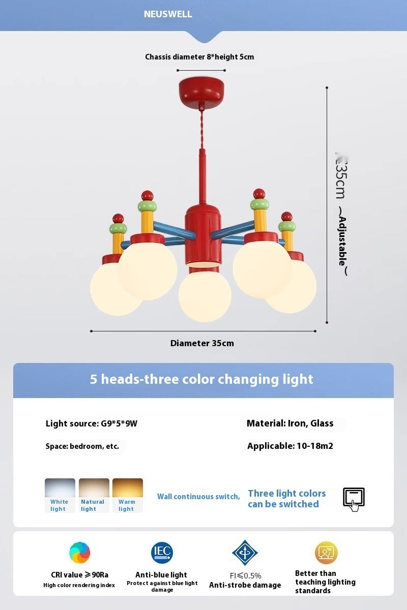 Mid-Ancient Color Living Room Chandelier