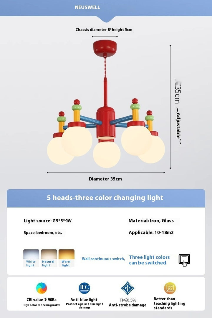 Mid-Ancient Color Living Room Chandelier