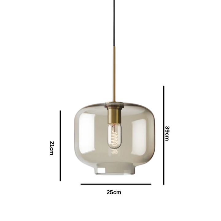 Creative Staircase Cafe Nordic Minimalist Glass Chandelier