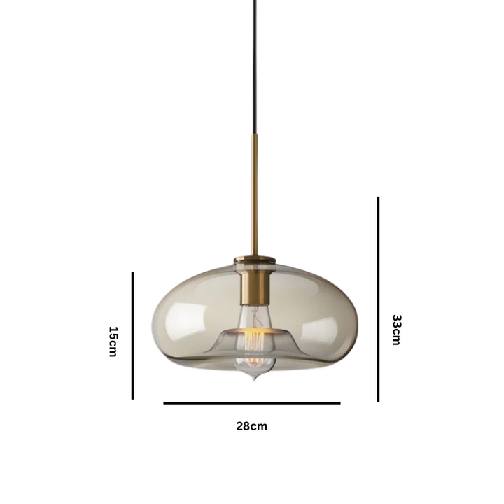 Creative Staircase Cafe Nordic Minimalist Glass Chandelier