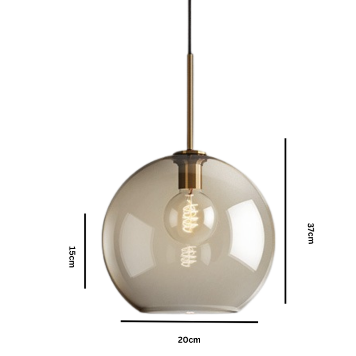 Creative Staircase Cafe Nordic Minimalist Glass Chandelier