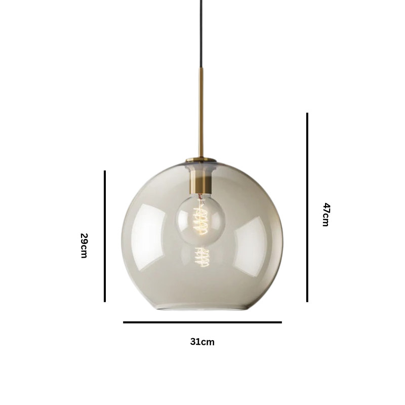 Creative Staircase Cafe Nordic Minimalist Glass Chandelier