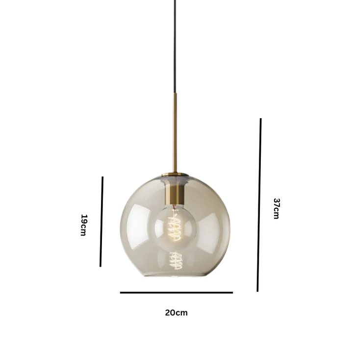 Creative Staircase Cafe Nordic Minimalist Glass Chandelier