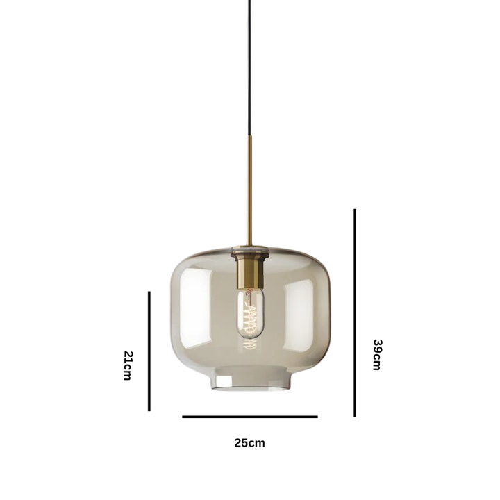 Creative Staircase Cafe Nordic Minimalist Glass Chandelier