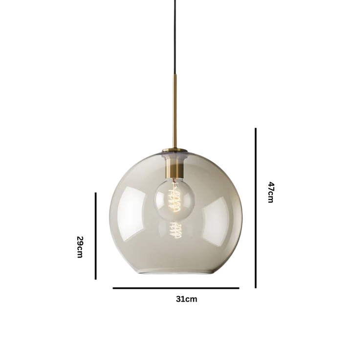Creative Staircase Cafe Nordic Minimalist Glass Chandelier