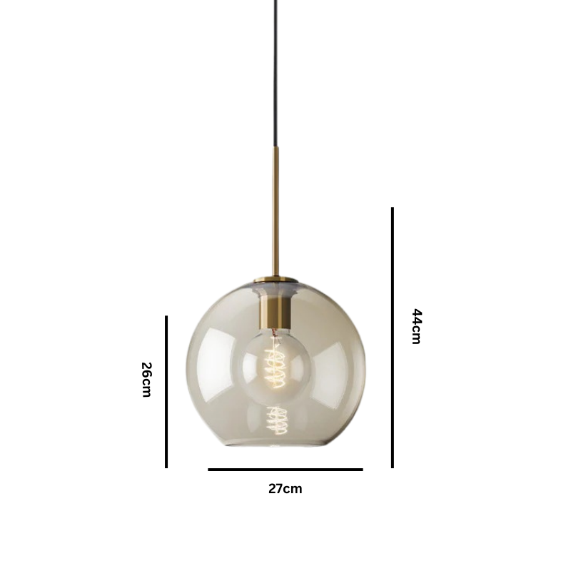 Creative Staircase Cafe Nordic Minimalist Glass Chandelier