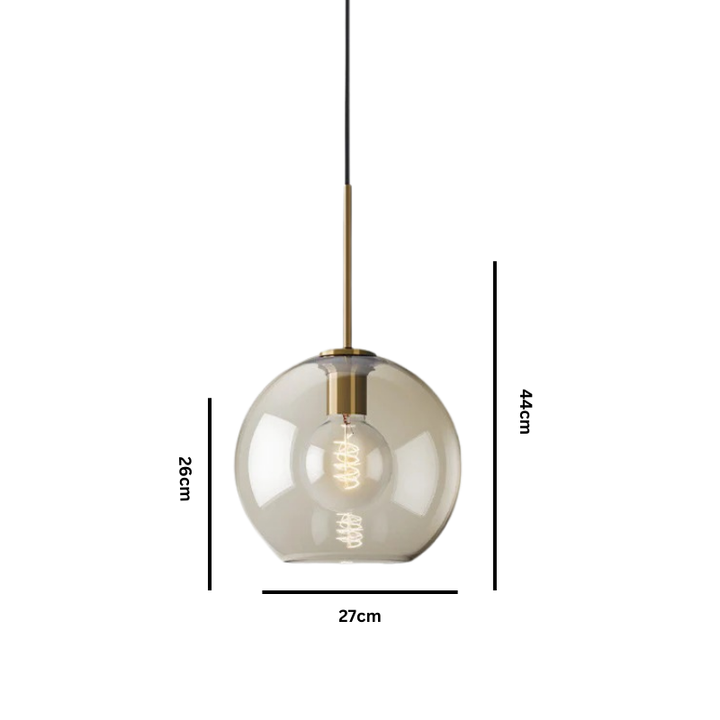 Creative Staircase Cafe Nordic Minimalist Glass Chandelier