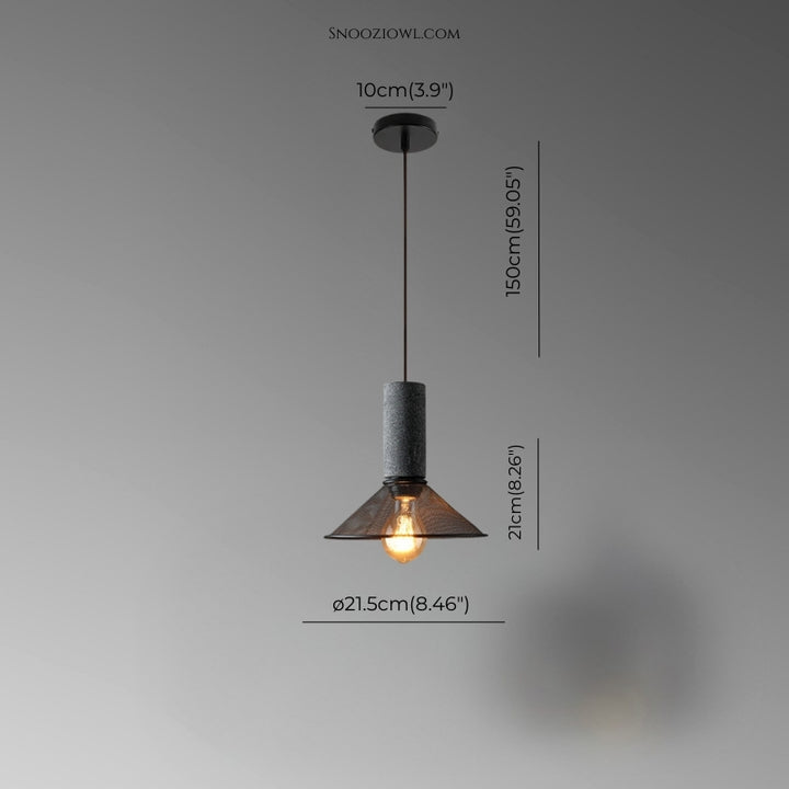 Industrial Style Cement Chandelier