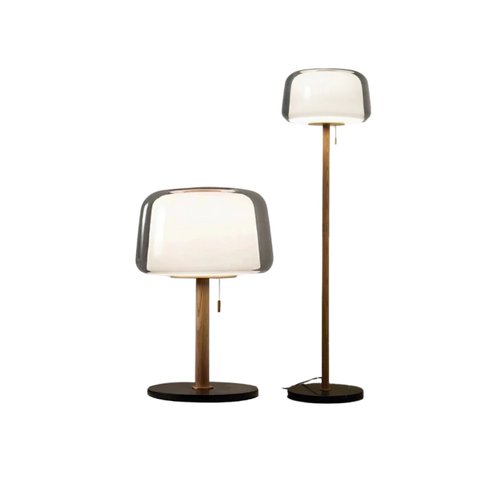 Elegant Glass LED Floor Lamp
