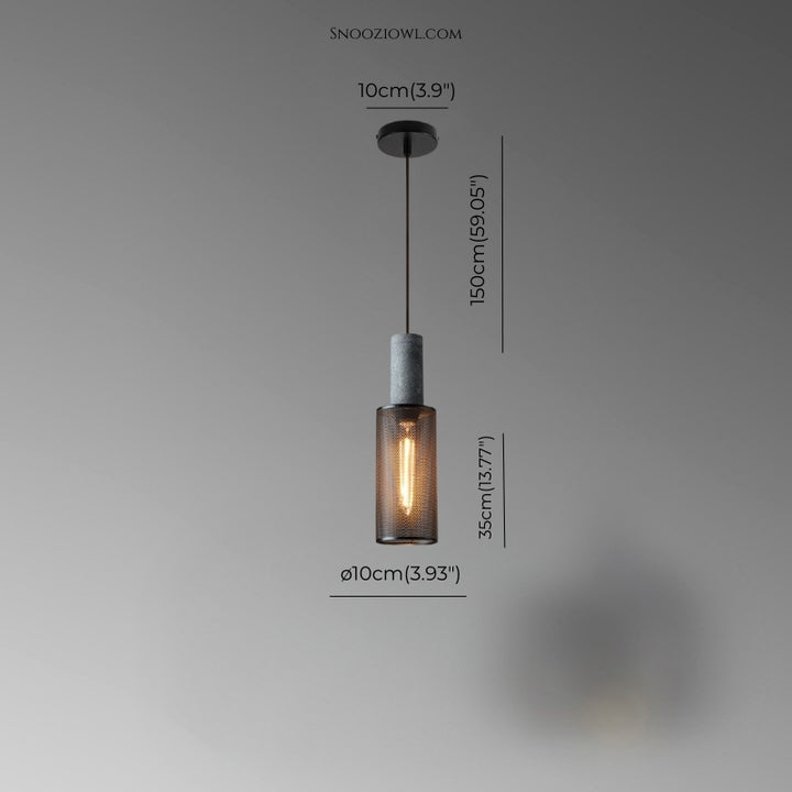 Industrial Style Cement Chandelier