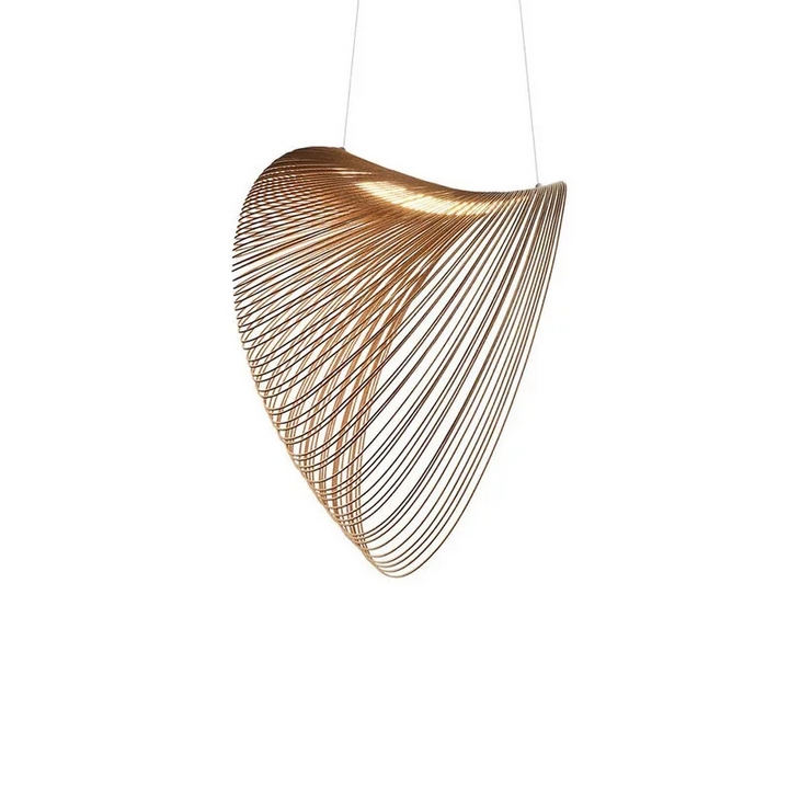 Minimalist Special-Shaped Woodcraft Ceiling Lamp