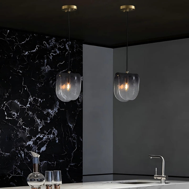 Modern Elegant Glass Pendant