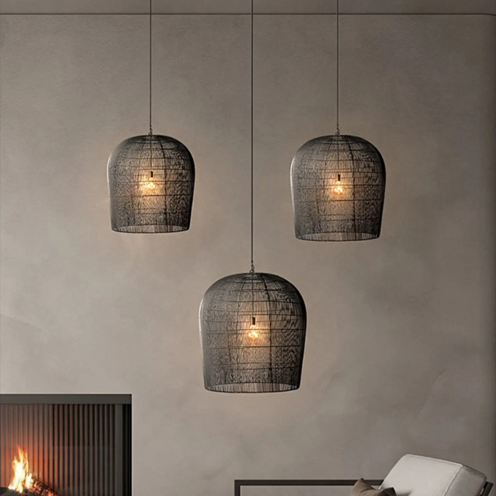 Zen Rattan Restaurant Study Tea Room Chandelier