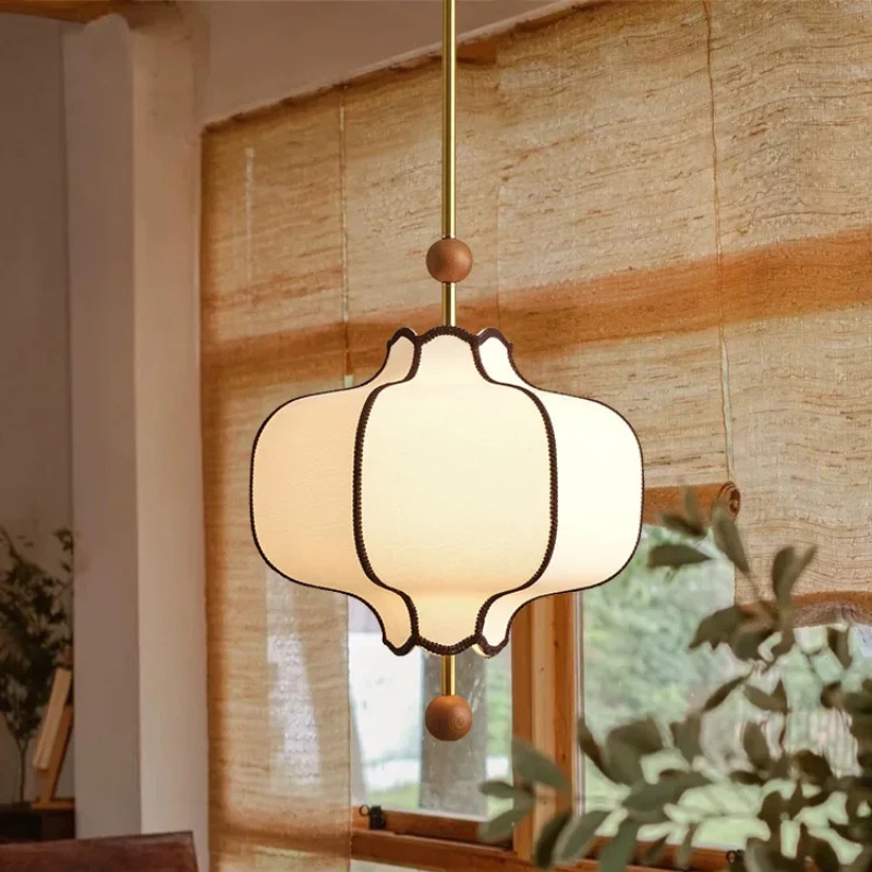 Mid-ancient French Style Bedroom Fabric Craft Chandelier