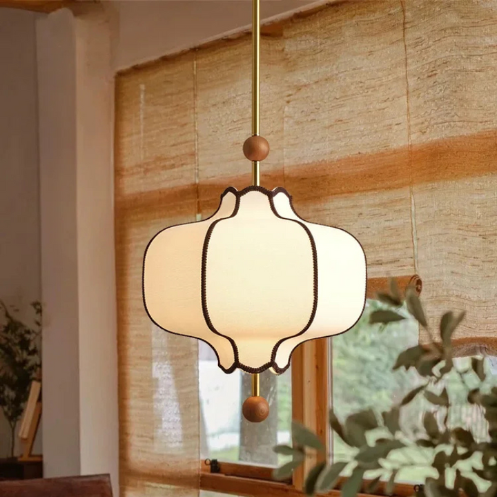 Mid-ancient French Style Bedroom Fabric Craft Chandelier