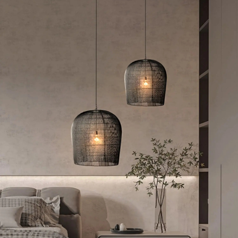 Zen Rattan Restaurant Study Tea Room Chandelier