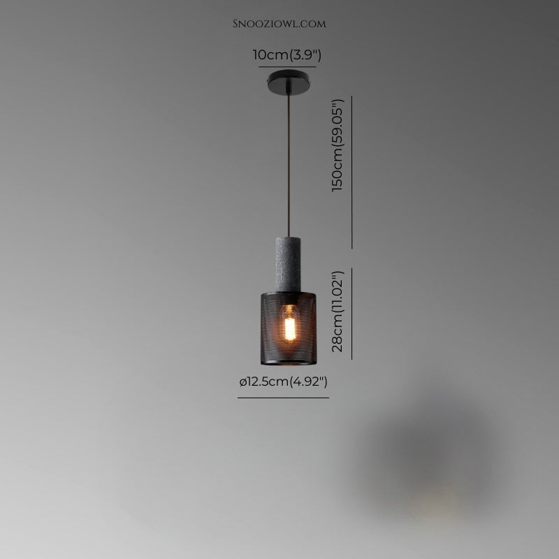 Industrial Style Cement Chandelier