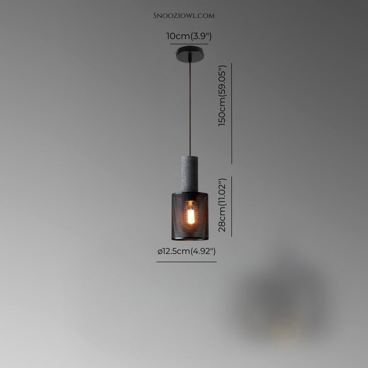 Industrial Style Cement Chandelier