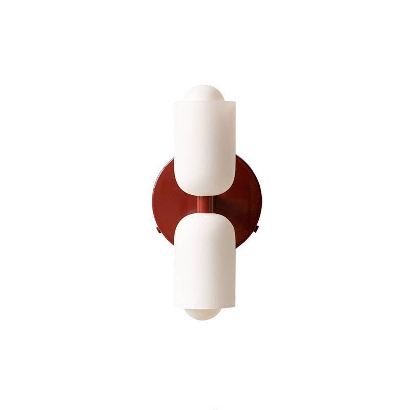 Cream Style Wall Lamp Double Head Bedroom Light