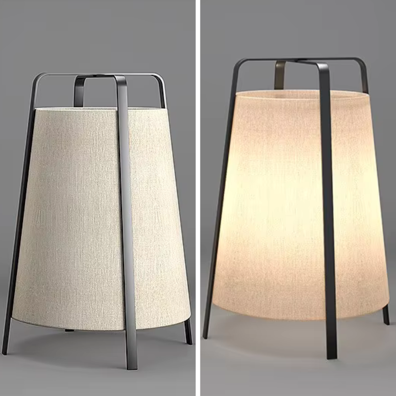 Fabric Wabi Sabi Zen Art Decor Floor Lamp