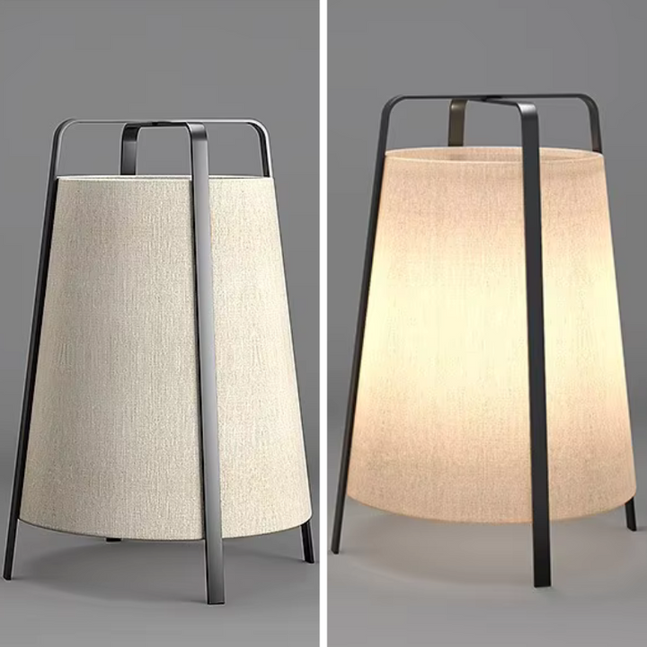 Fabric Wabi Sabi Zen Art Decor Floor Lamp