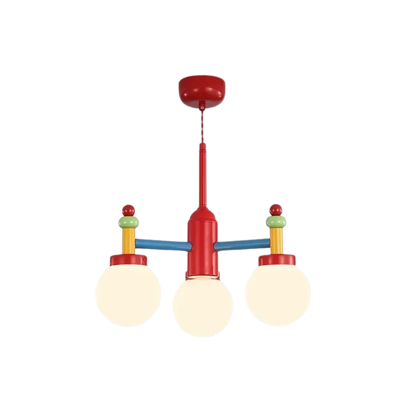 Mid-Ancient Colorful Living Room Chandelier