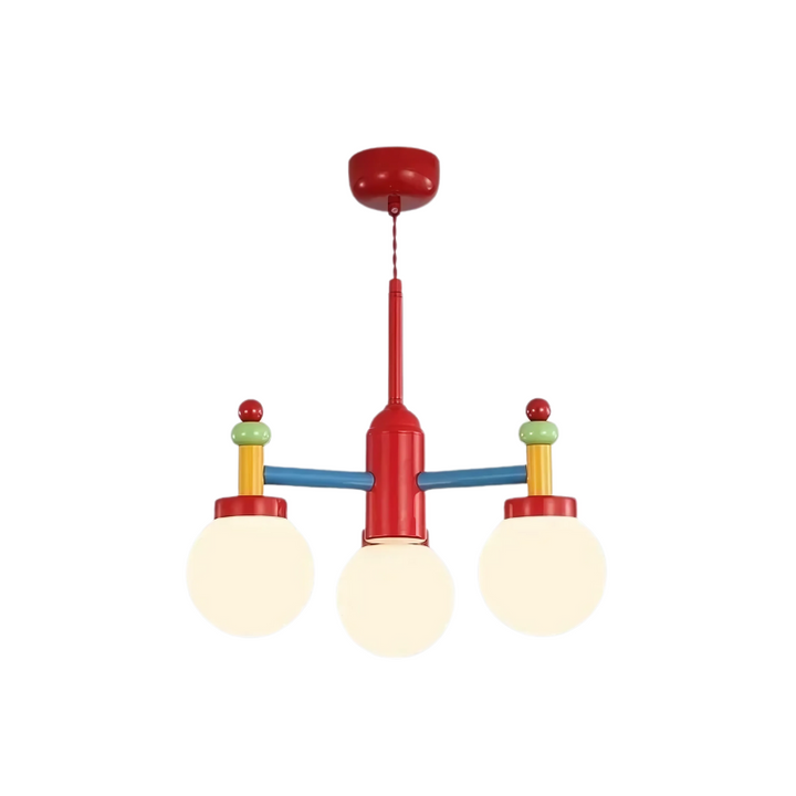 Mid-Ancient Colorful Living Room Chandelier