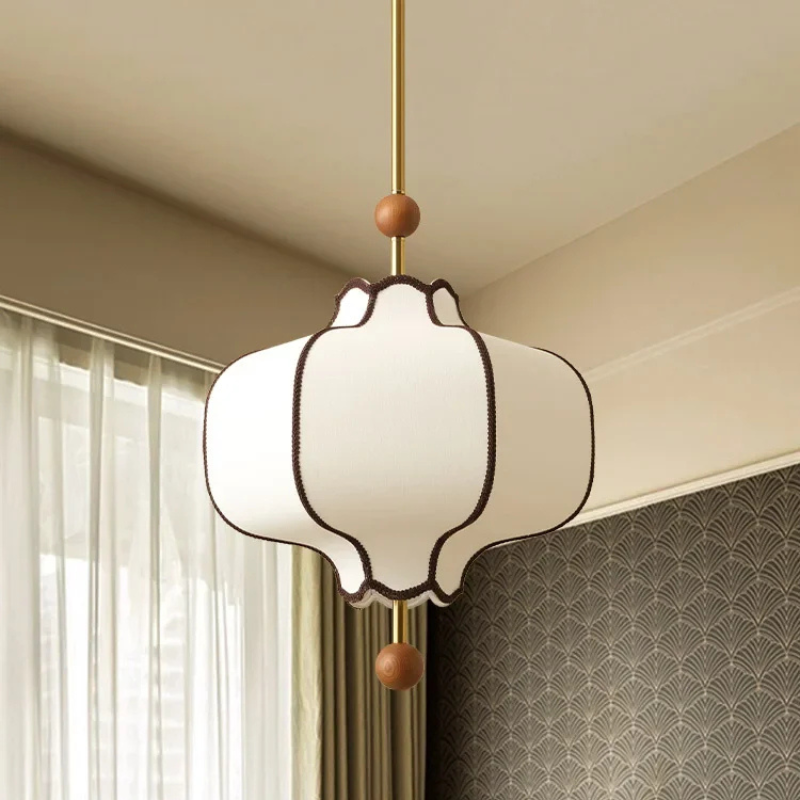 Mid-ancient French Style Bedroom Fabric Craft Chandelier
