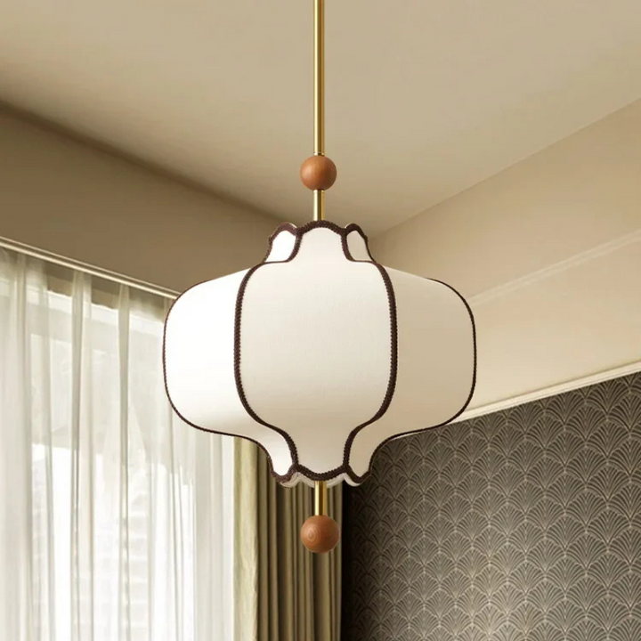 Mid-ancient French Style Bedroom Fabric Craft Chandelier