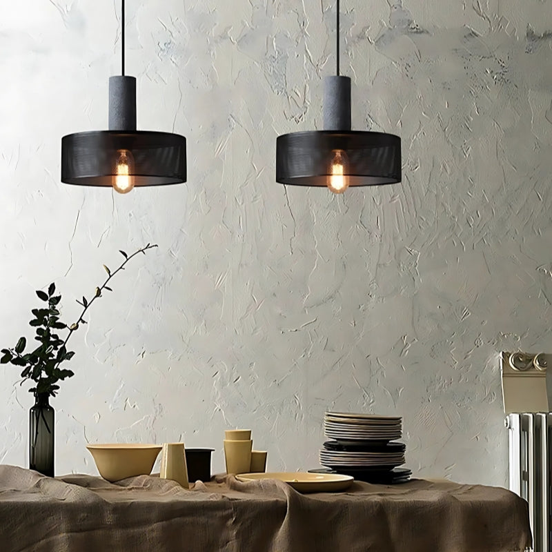 Industrial Style Cement Chandelier